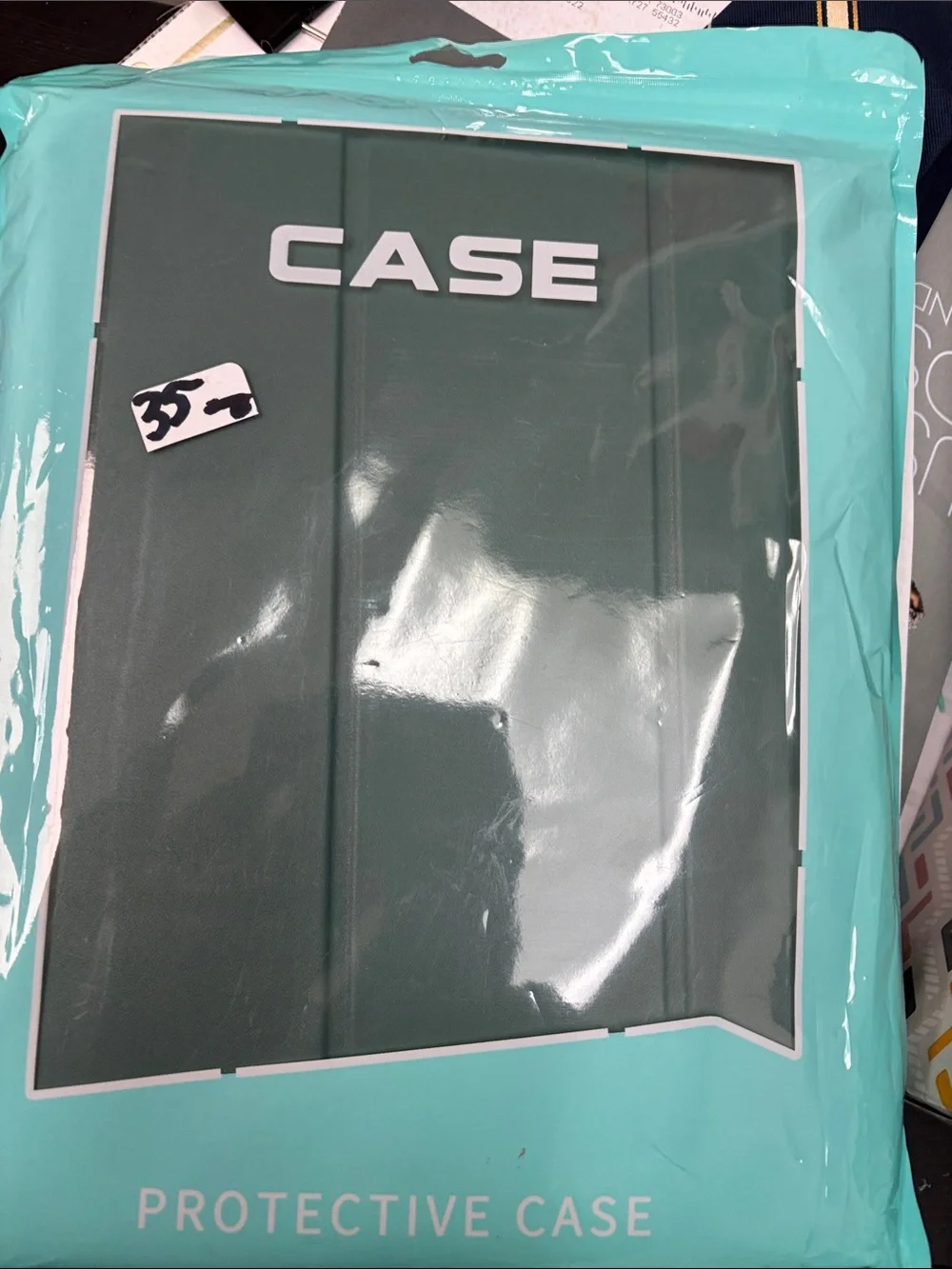 Slim Dark Green Tablet Case Sleeve - Protective Cover